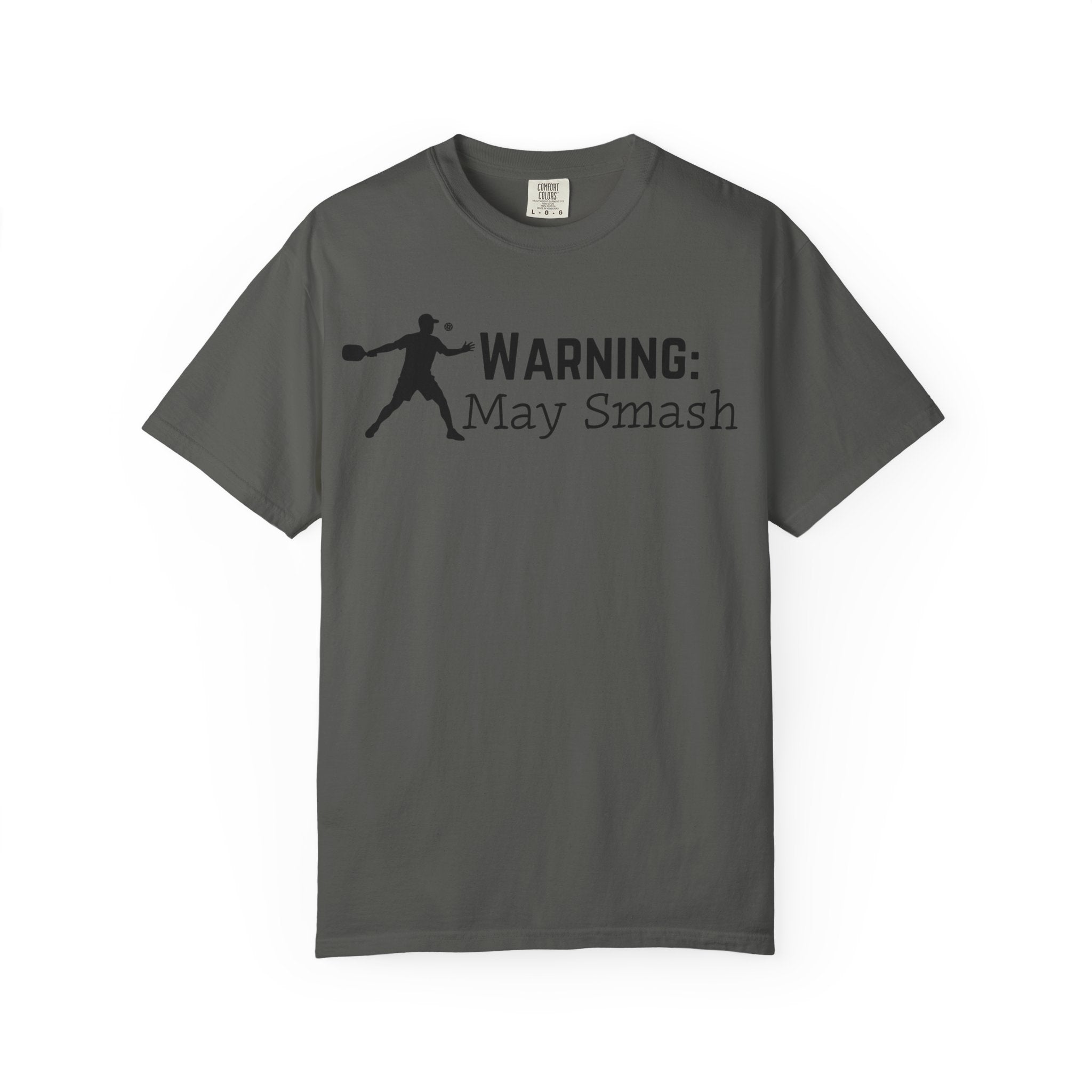 Warning: May Smash T-Shirt — Funny Baseball/Softball Player Tee