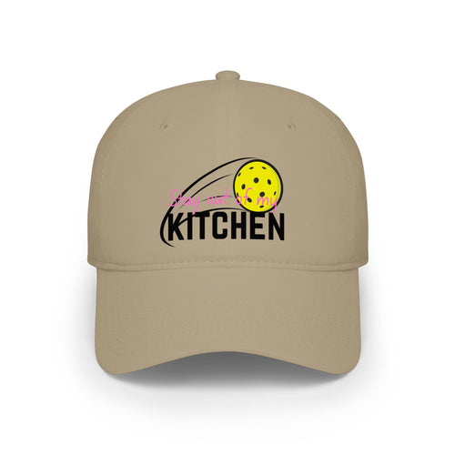 Cap — "Stay Out Kitchen" Pickleball Embroidered cap