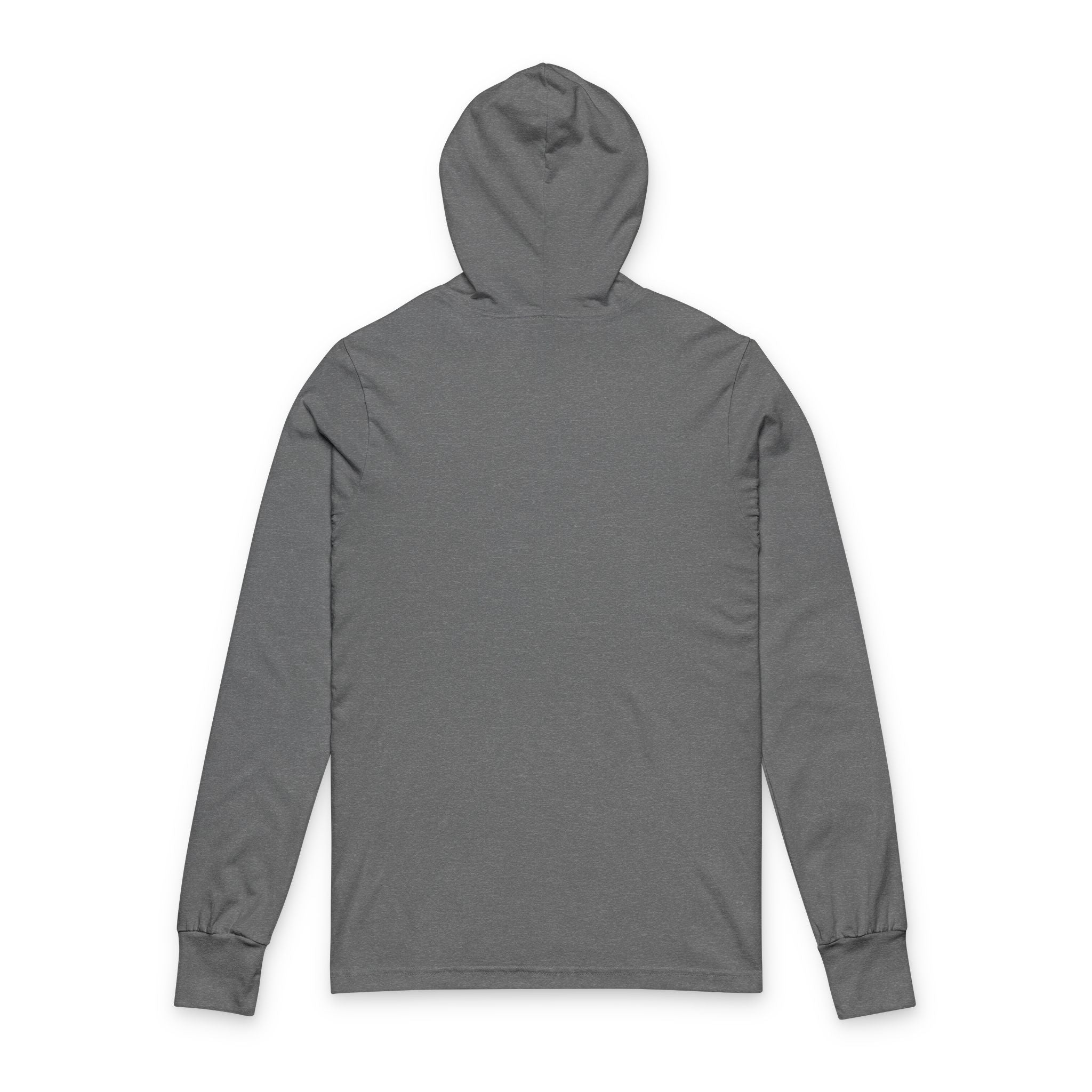 Morning Haze Hooded Long Sleeve Tee — Sunrise Logo Comfort Top