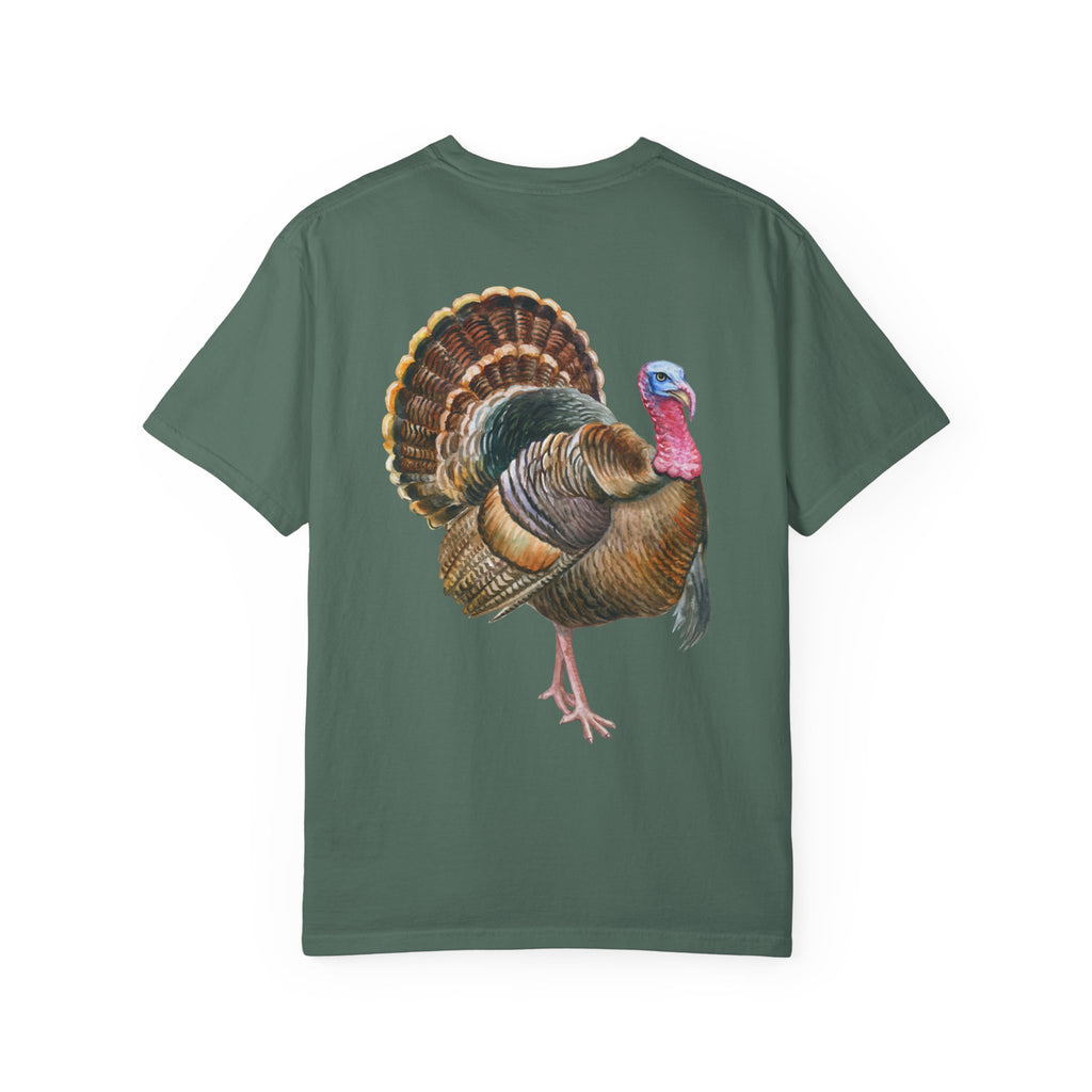 Callin' Shots Turkey T‑Shirt — Funny Turkey Hunting Tee