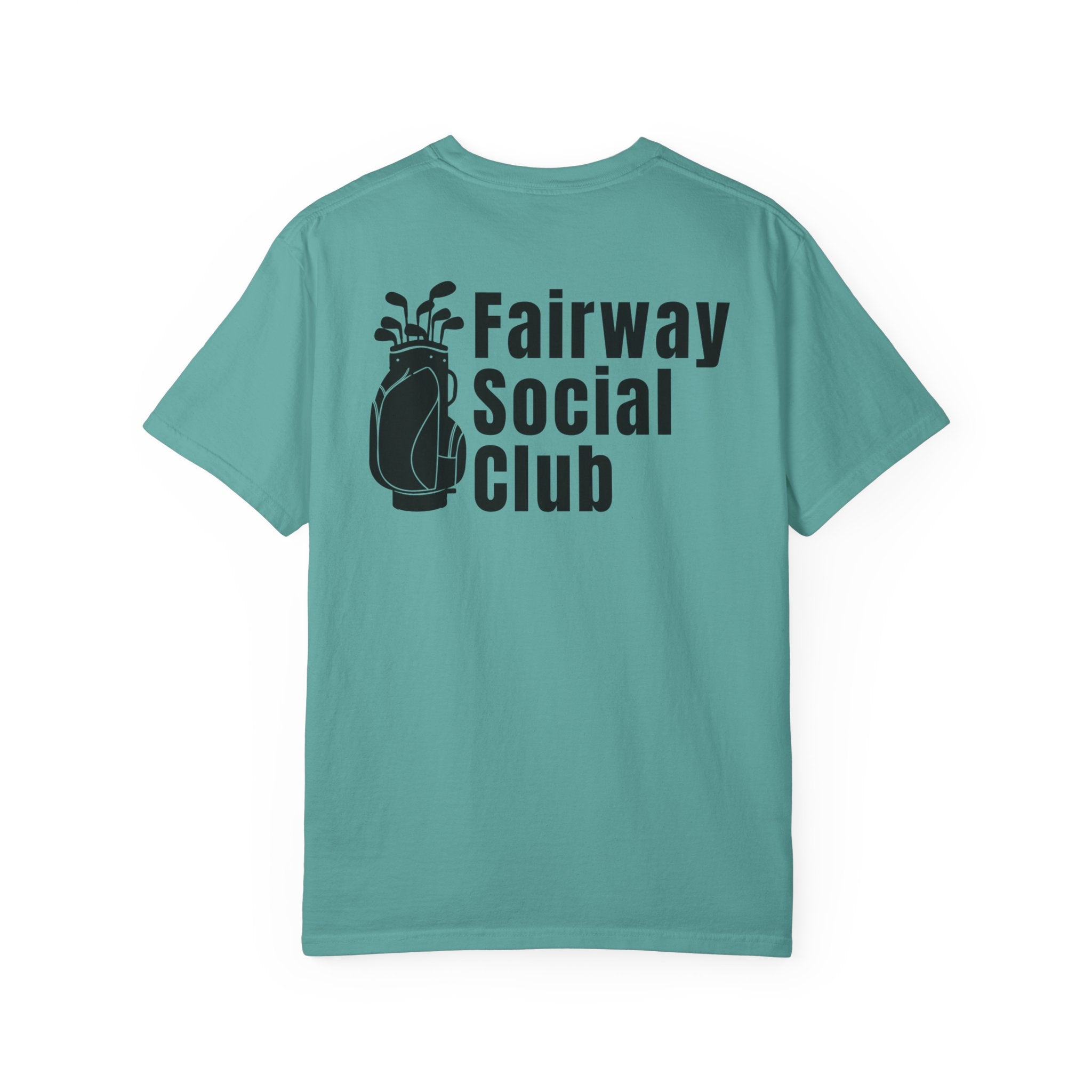 Fairway Social Club Golf T-Shirt — Pocket Logo & Back Graphic