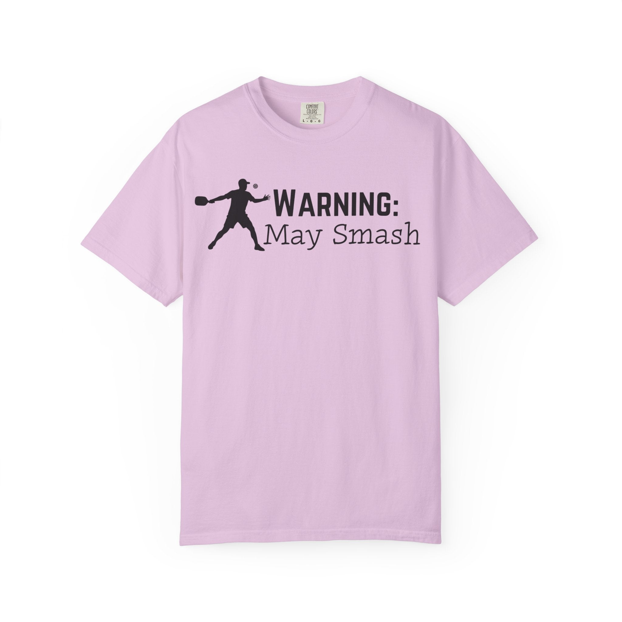 Warning: May Smash T-Shirt — Funny Baseball/Softball Player Tee
