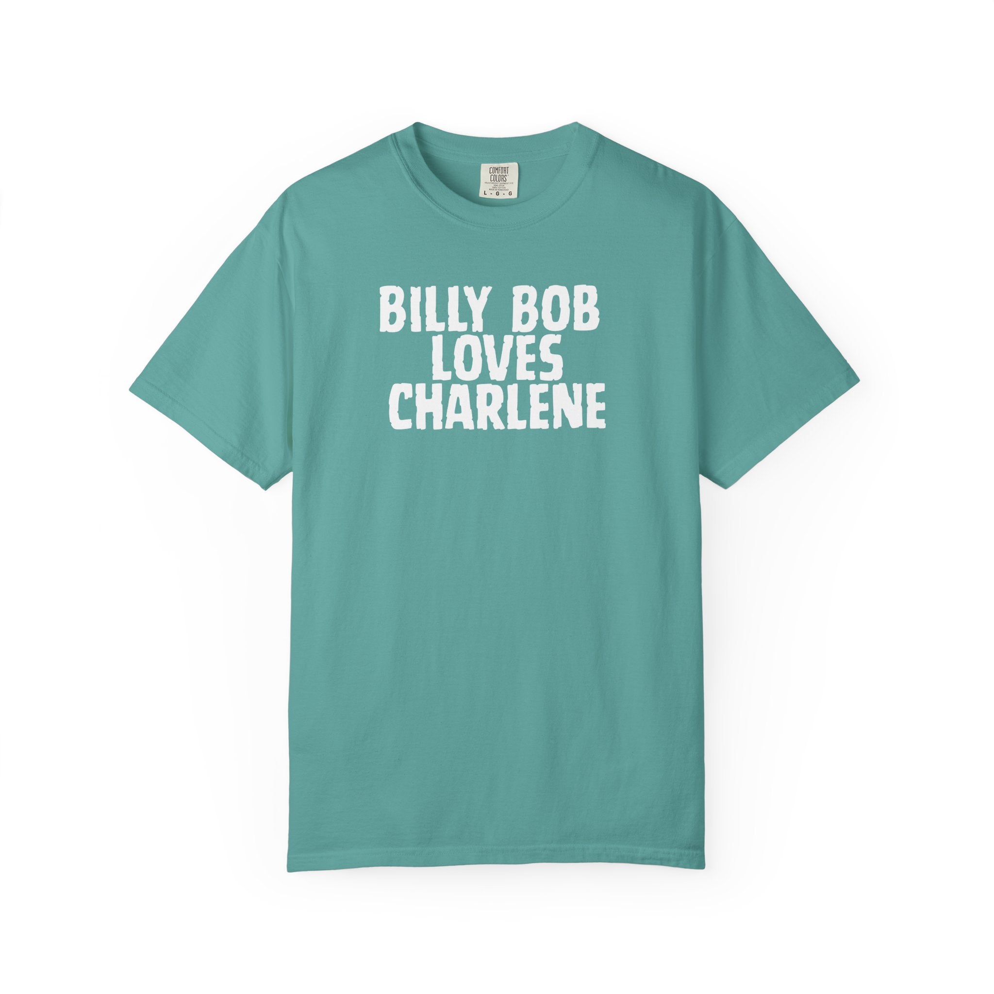 Personalized Name T-Shirt — “BILLY BOB LOVES CHARLENE” Vintage-Look Tee