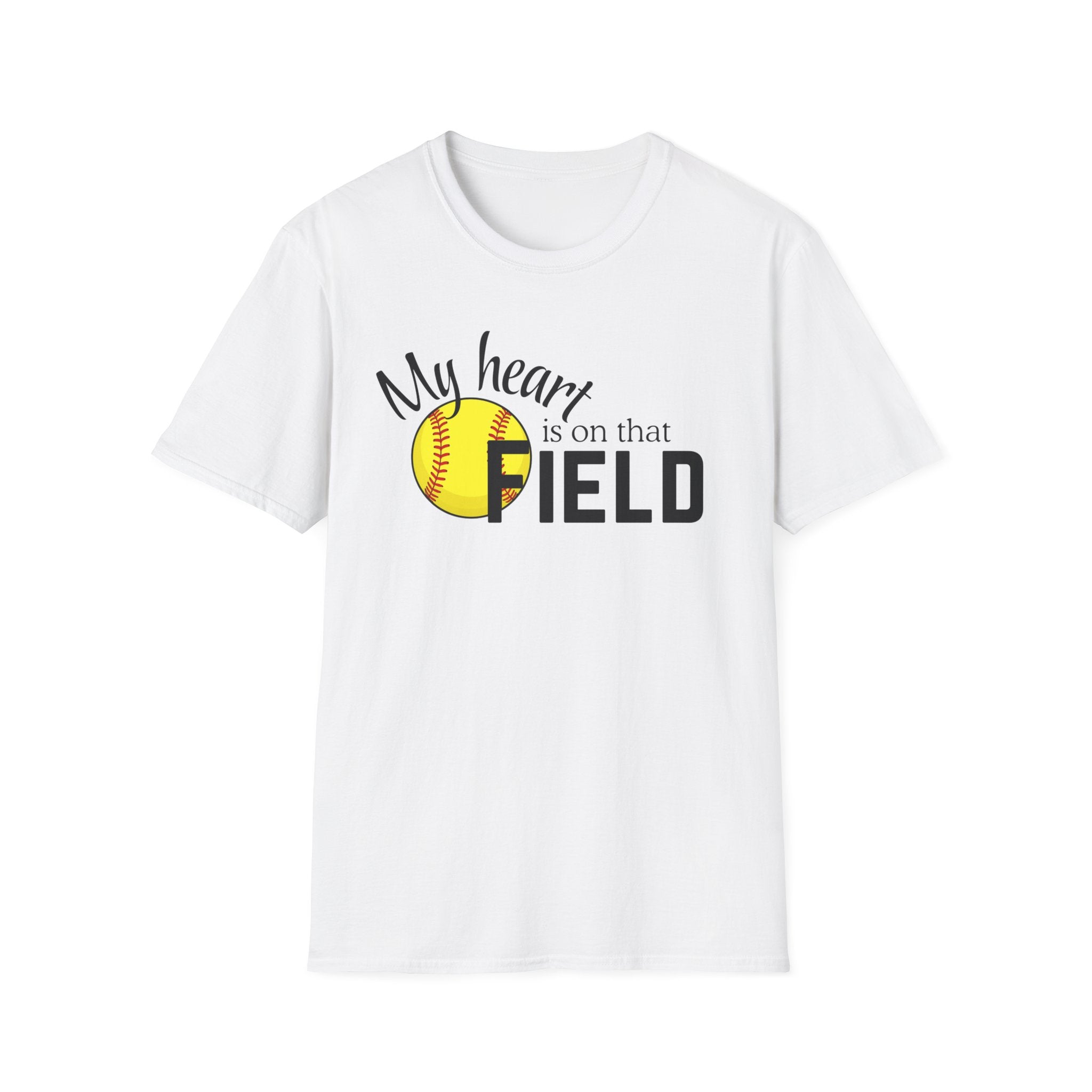 Softball 'My Heart Is On That Field' T-Shirt