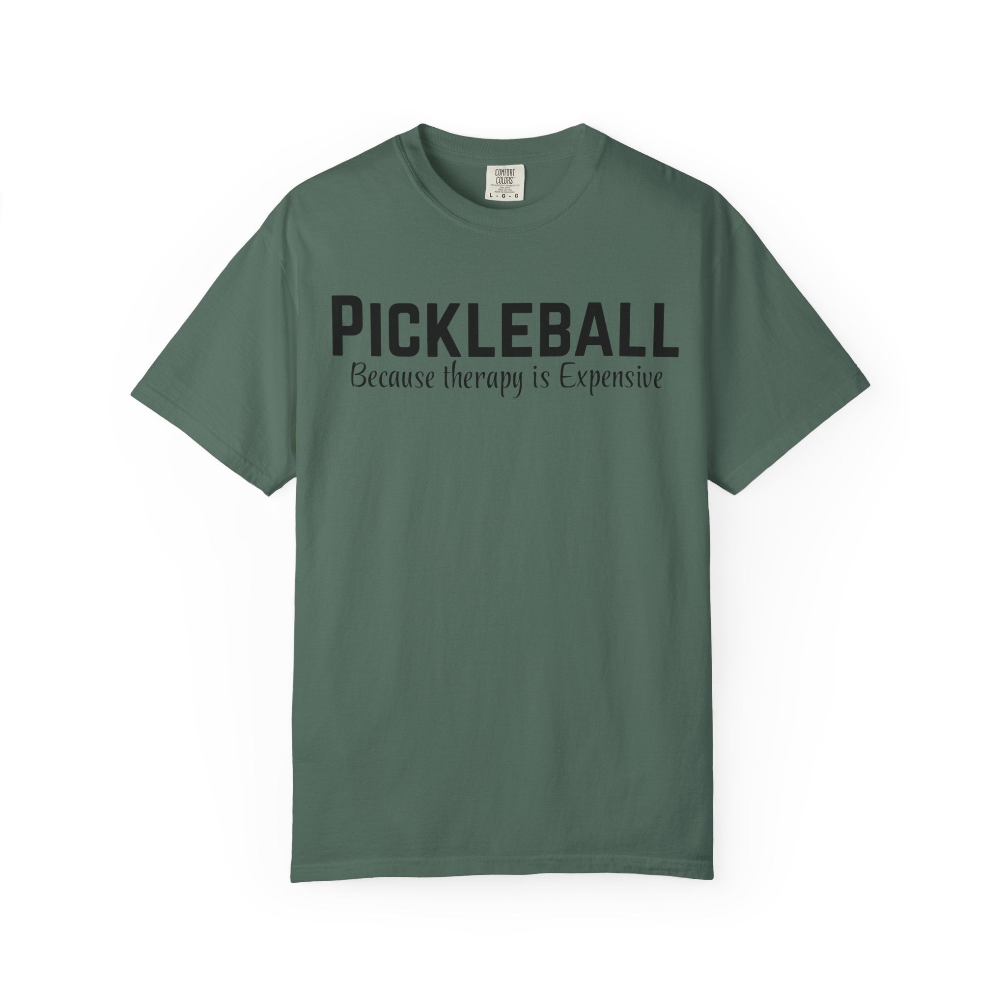 Pickleball T-Shirt — "Pickleball Because Therapy Is Expensive" Funny Athletic Tee