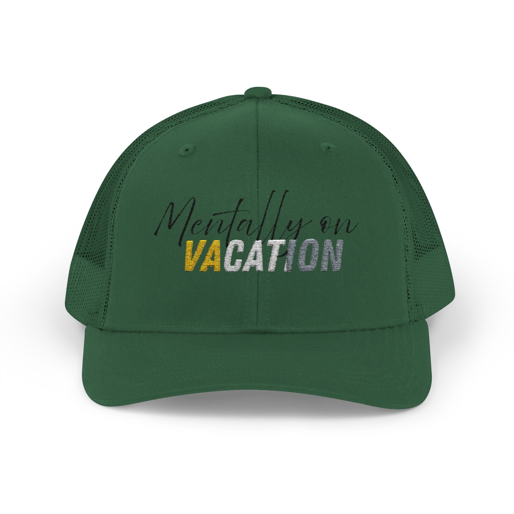 Mentally on Vacation Snapback Trucker Cap