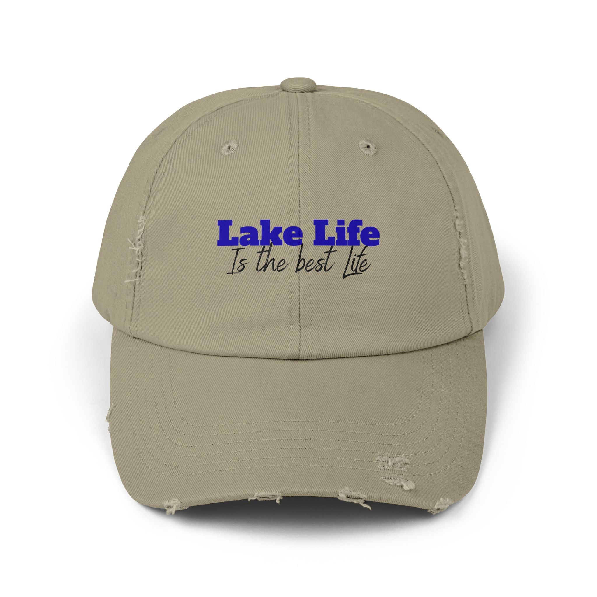 Lake Life Is the Best Life Distressed Cap