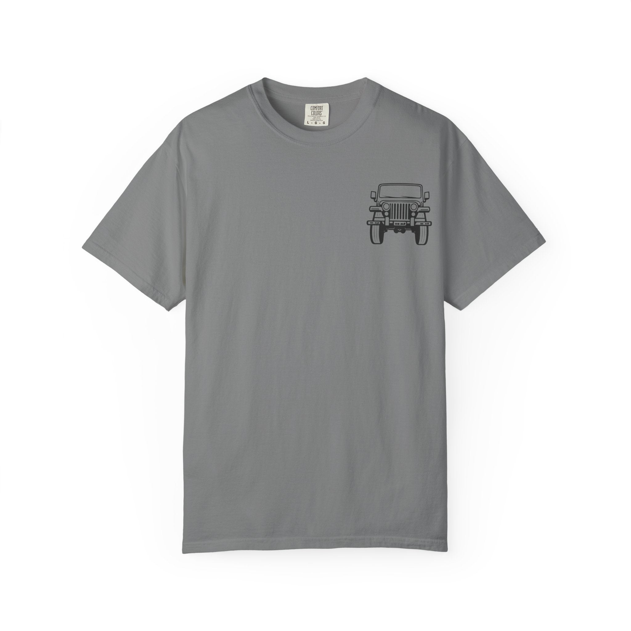 Jeep Graphic T-Shirt — "Financially Stable Was Never the Goal" Casual Adventure Tee