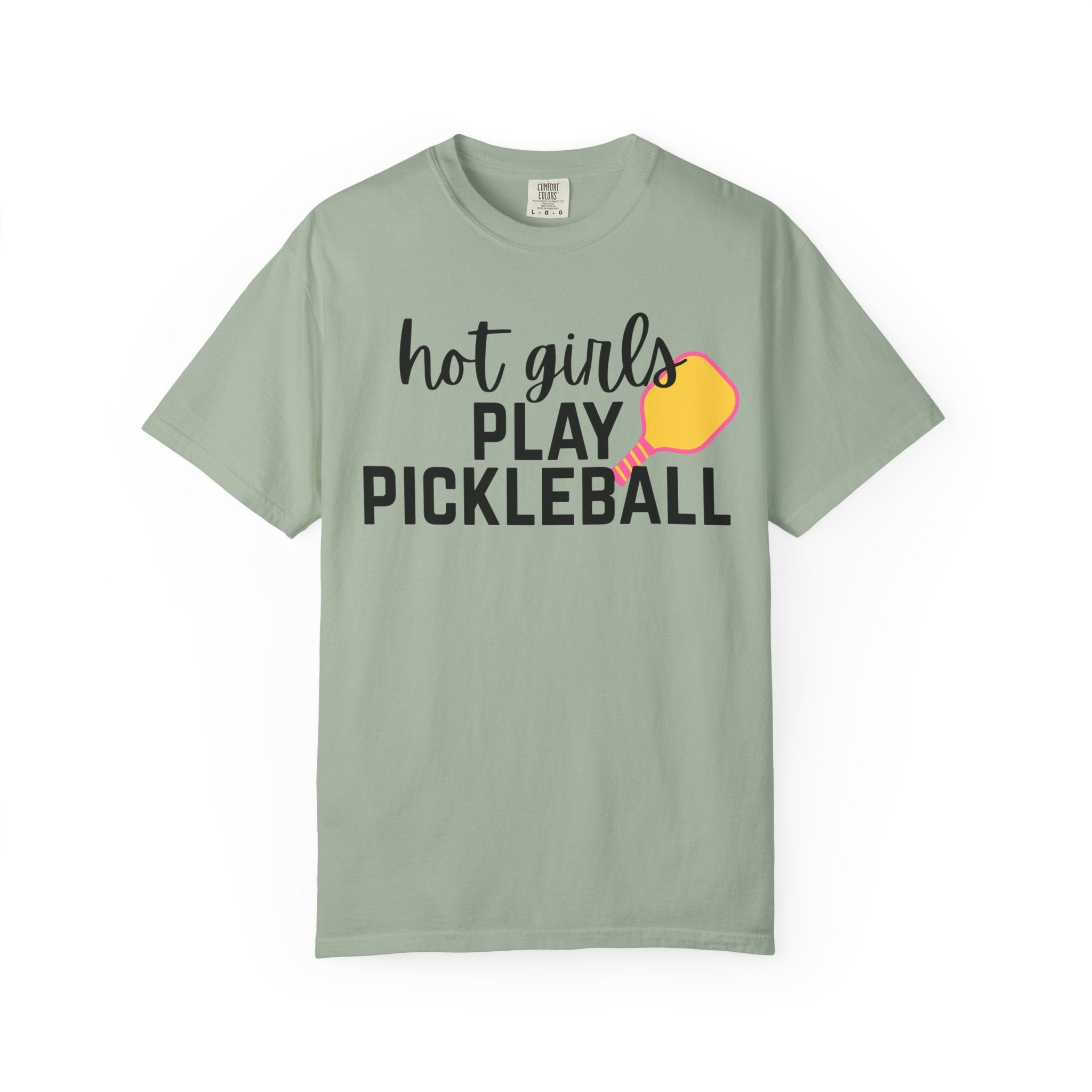 Hot Girls Play Pickleball T-Shirt — Funny Pickleball Tee for Women Players