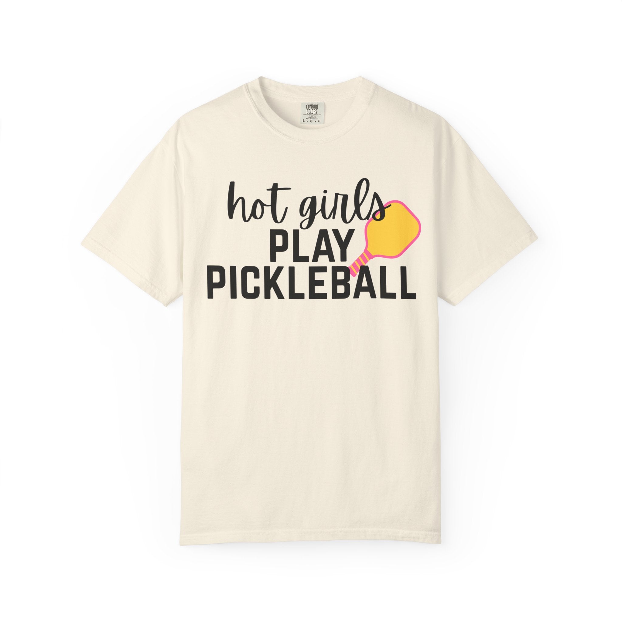 Hot Girls Play Pickleball T-Shirt — Funny Pickleball Tee for Women Players