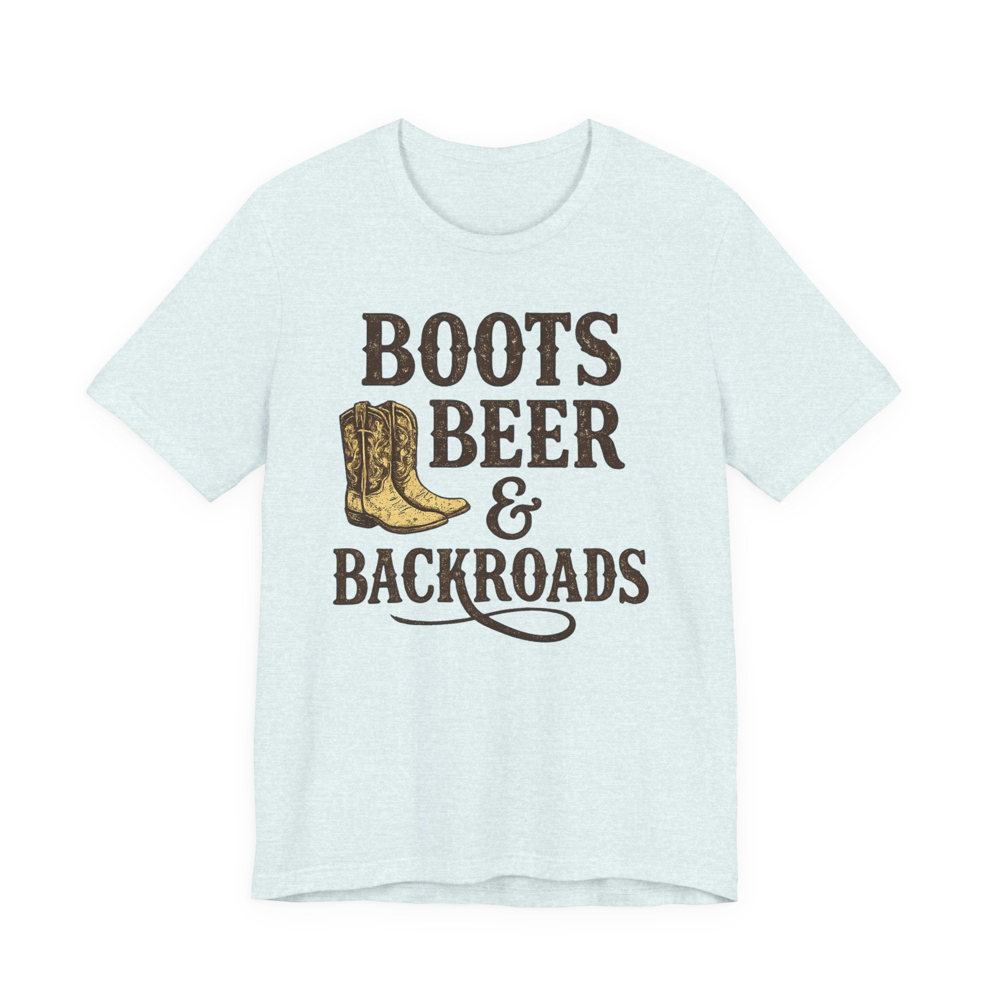 Boots Beer & Backroads Tee — Country Western Graphic T-Shirt