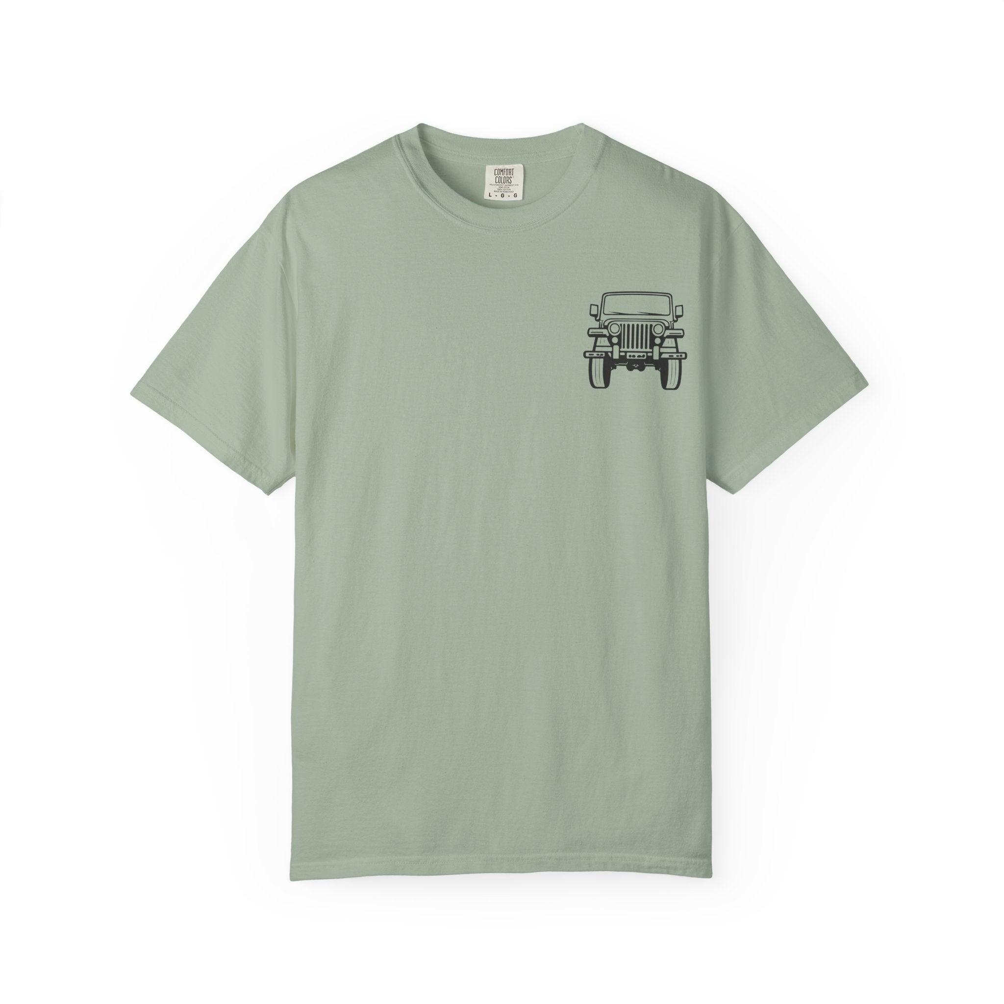 Jeep Graphic T-Shirt — "Financially Stable Was Never the Goal" Casual Adventure Tee