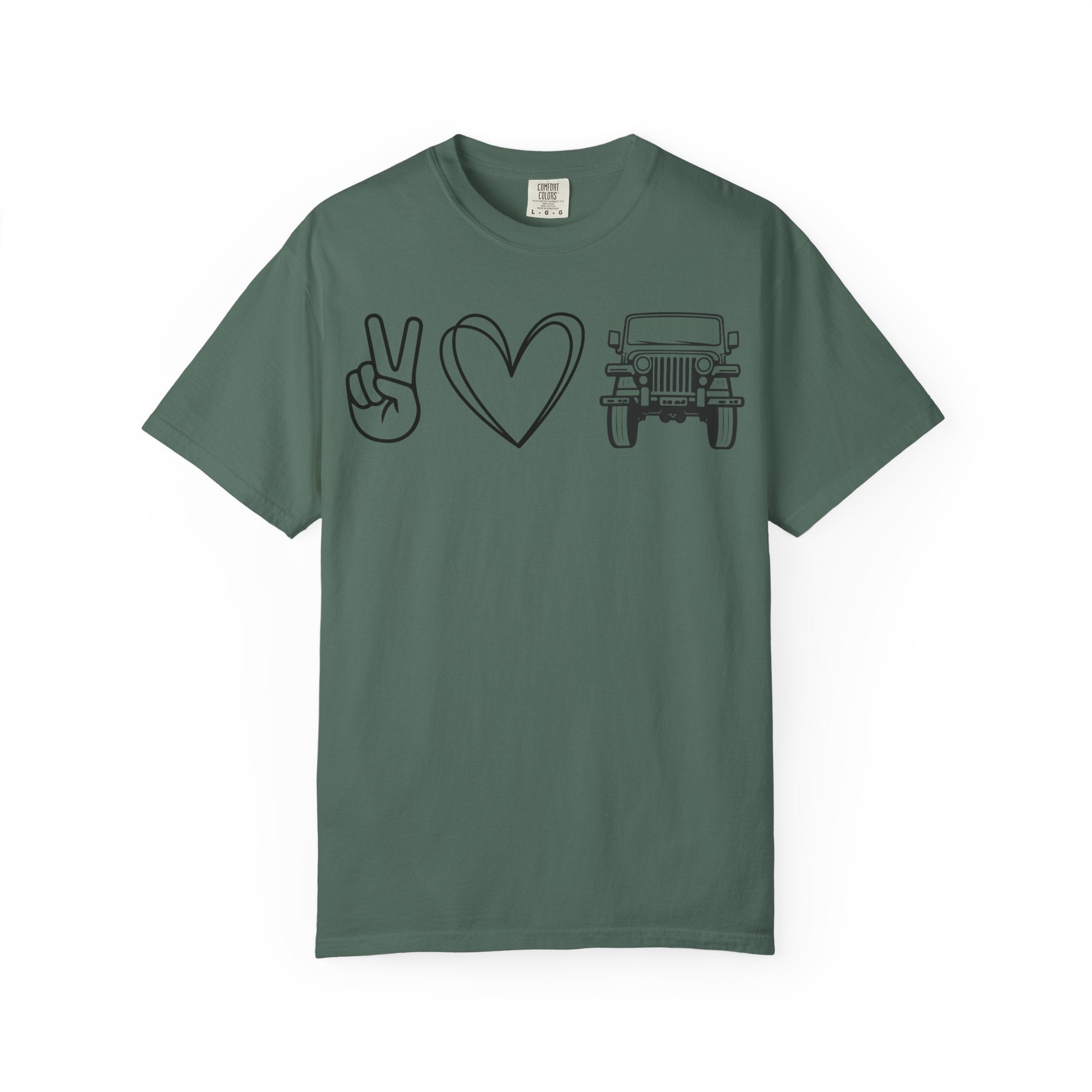 Jeep Peace Heart T-Shirt