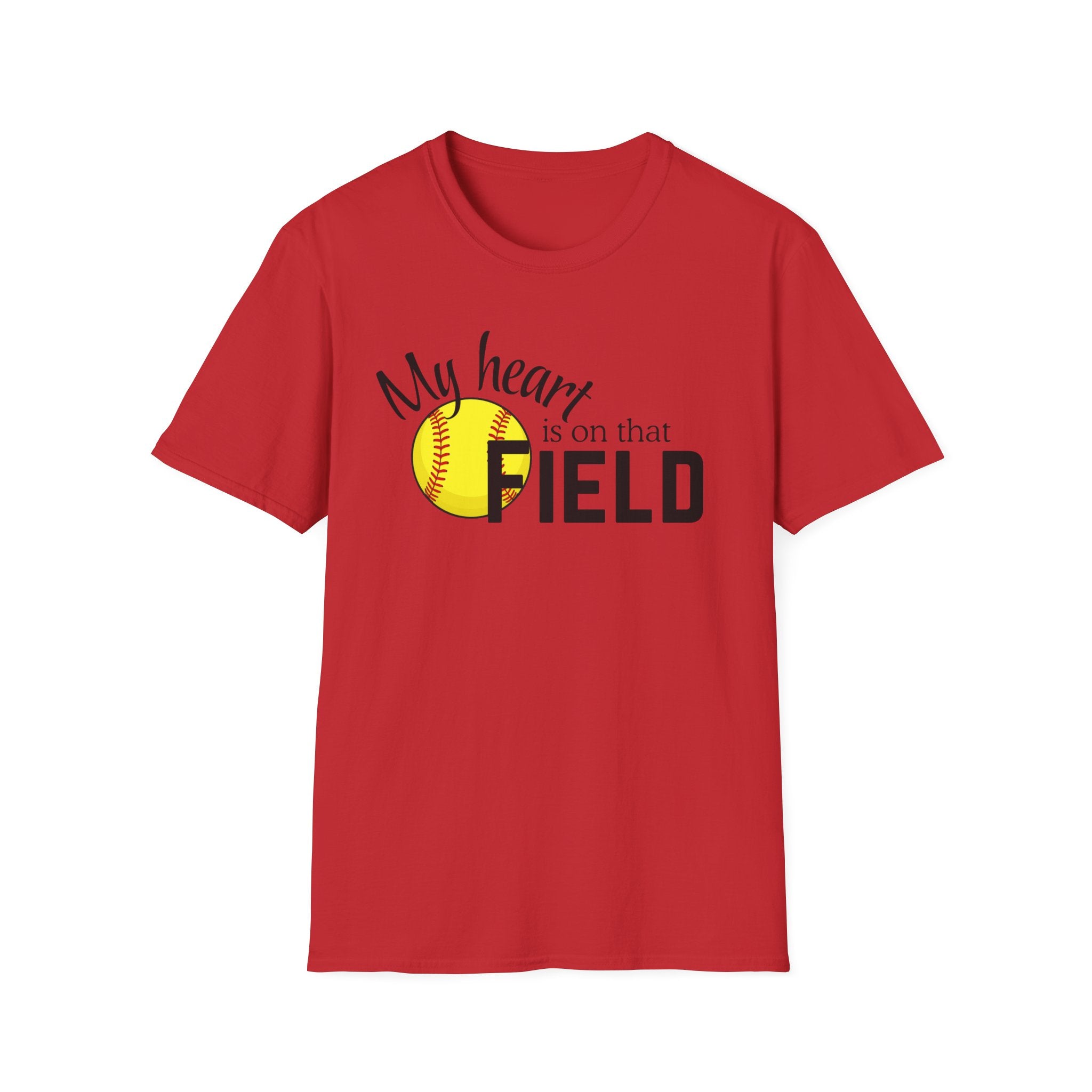 Softball 'My Heart Is On That Field' T-Shirt