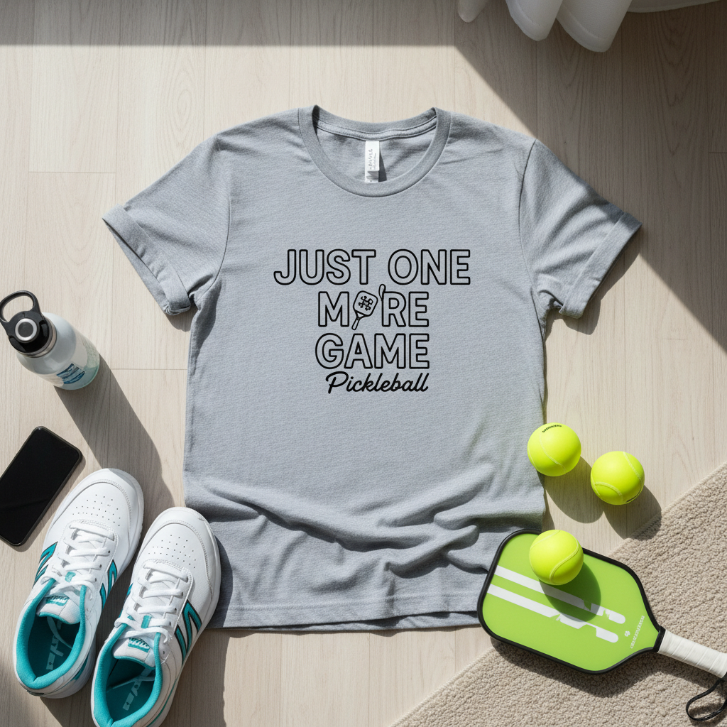 Just One More Game Pickleball T-Shirt